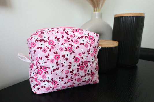 Blush Bloom Large Makeup Bag