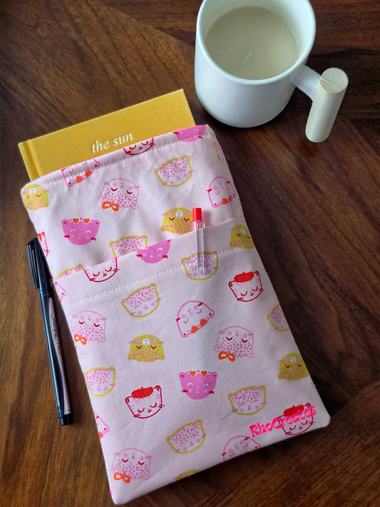 Cute Cat Large Book Sleeve